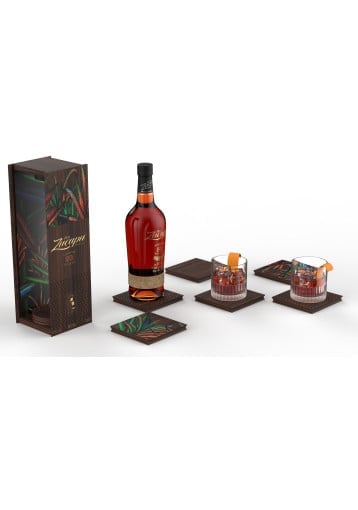 Zacapa - Coffret Bois Solera 23 + 6 sous-bocks