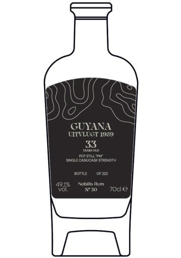 Nobilis Rum - Uitvlugt Port Mourant 1989 N°30 - 33 ans