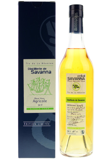 Savanna - Single Cask Millésime 2005 5 ans Agricole