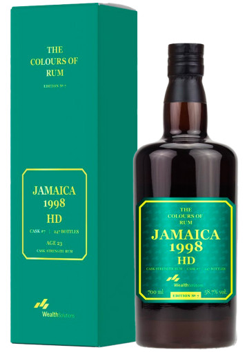 Colours of Rum - Hampden Vintage 1998 23 years Edition N°7