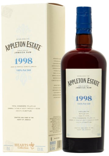 Velier - Appleton millésime 1998 25 ans Hearts Collection
