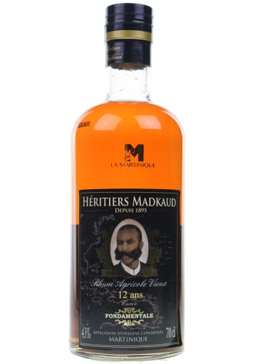 Héritiers Madkaud - Rhum Agricole Vieux 12 ans Cuvée Fondamentale