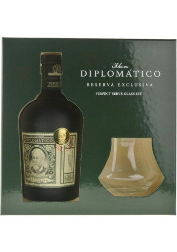 Diplomatico - Reserva Exclusiva Box + 2 glasses