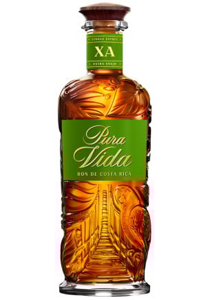 Pura Vida XA Extra Anejo Rum from Costa Rica