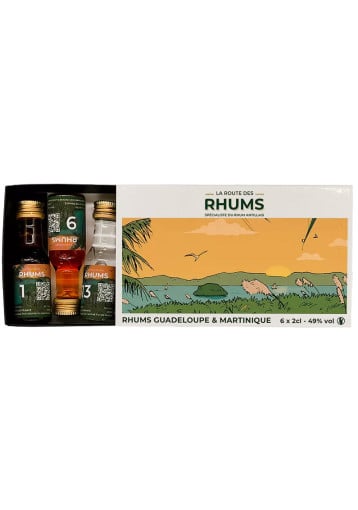 Coffret 6 X 2cl Line-up Martinique & Guadeloupe