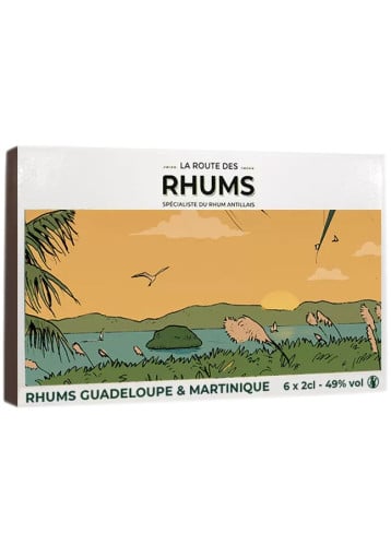 6 X 2cl Line-up Box Martinique & Guadeloupe