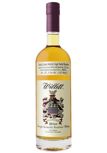 Willett - 8 ans 2016 Bourbon Single Barrel Collection Itinéraires