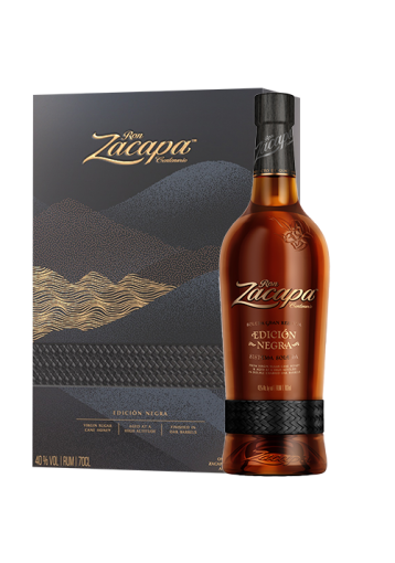 Zacapa - Edicion Negra box + 2 glasses