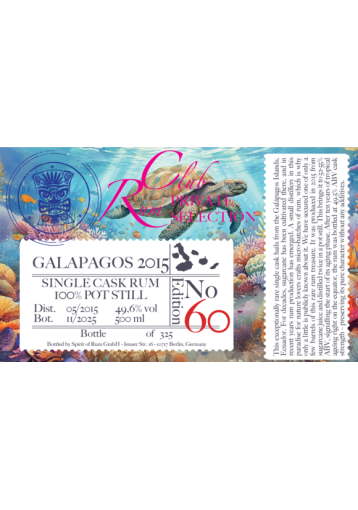 RumClub Private Selection - Ed.60 Galapagos 2015 Single Cask