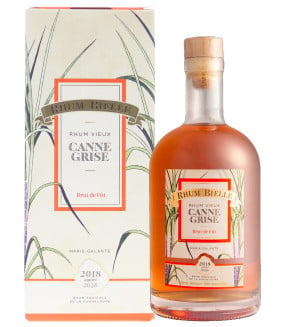 Bielle - Rhum Vieux Canne grise 2018 Brut de fût - 7 ans