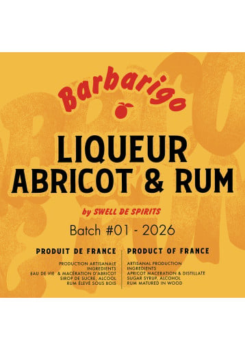 Swell de Spirits - Barbarigo - Liqueur d'Abricot & Rum