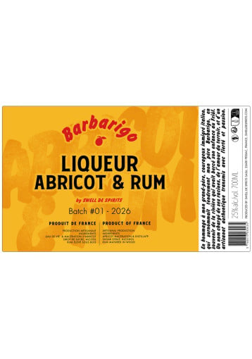 Swell de Spirits - Barbarigo - Liqueur d'Abricot & Rum