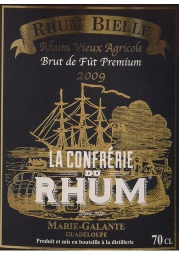 Bielle - Confrérie du Rhum - Brut de barrel 2009 - Barrel 106