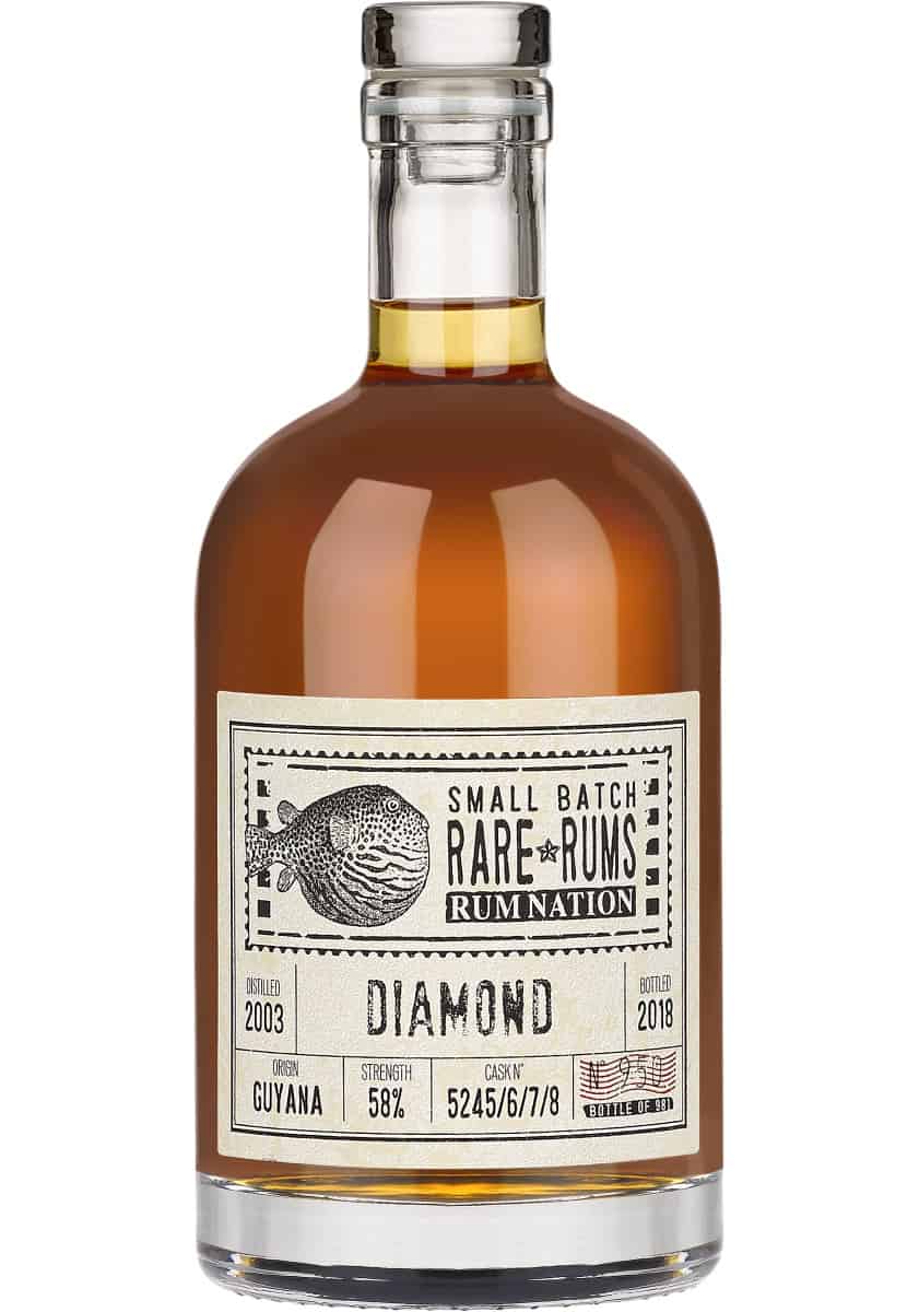 Rum Nation Small Batch Rare Rums Diamond 2003 Rum from Guyana